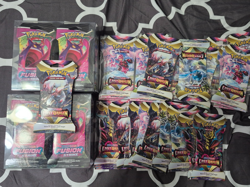90X-Pokemon TCG Fusion Strike/Lost Origin Sleeved Booster Packs New & Sealed - Image 2