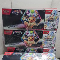 Pokemon TCG Prismatic Evolutions Booster Surprise Box Set (4) Boxes English - Image 1