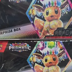 Pokemon TCG Prismatic Evolutions Booster Surprise Box Set (4) Boxes English - Image 3