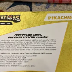 Pokemon TCG Pikachu V-Union Celebrations Special Collection NEW & SEALED - Image 5