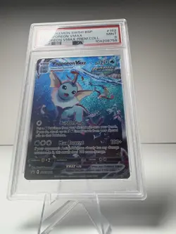 Pokemon SWSH Promo Vaporeon VMAX SWSH182 Holo PSA 9 Rapid Strike - Image 1