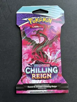 Pokemon: Sword & Shield Chilling Reign Sleeved Booster Pack 820650808470 - Image 1