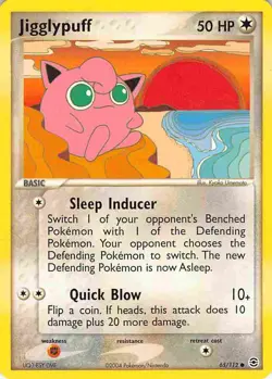 Jigglypuff 65/112 Common FireRed & LeafGreen Pokemon NM - Image 1