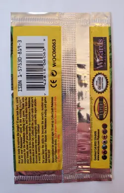 POKEMON JUNGLE ORIGINAL RARE 1999 EMPTY WRAPPER Wigglytuff Art - Pristine! - Image 2