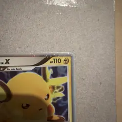 Pokemon Raichu LV.X 99/100 Ultra Rare Stormfront Holo - Image 2