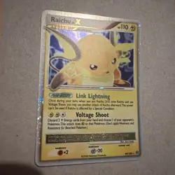 Pokemon Raichu LV.X 99/100 Ultra Rare Stormfront Holo - Image 5