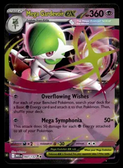 2025 Pokemon Mega Evolution Mega Gardevoir ex Double Rare #60 - Image 1