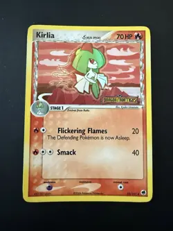 Pokemon TCG Ex Dragon Frontier Kirlia 33/101 - Stamped Reverse Holo - Near Mint - Image 1