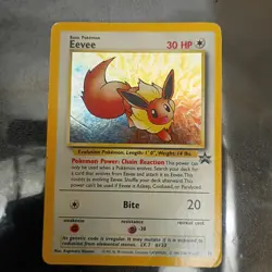 2000 Wizards of the Coast Black Star Promos Eevee #11 Holo - Image 1