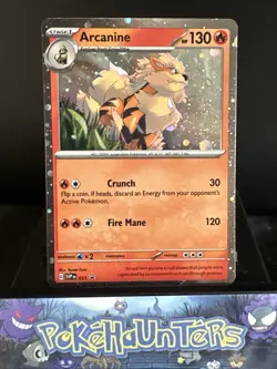 Pokemon Card Arcanine SVP 011 Black Star Promo Holo Rare NM - Image 1
