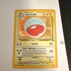 Pokemon Electrode Holo Rare 2/64 Jungle Unlimited 90HP 1999 English - Image 2
