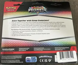 Pokemon TCG Prismatic Evolutions Tech Sticker Collection New - Image 2