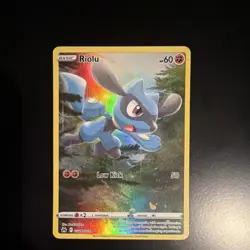 Pokemon Riolu Ultra Rare Full Art Holo Crown Zenith GG26/GG70 60 HP - Image 1