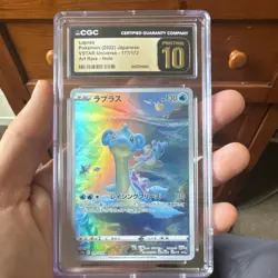 Pokemon CGC 10 Lapras 177/172 Vstar Universe Art Rare Holo Japanese - Image 1