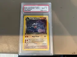 2000 POKEMON ROCKET DARK MACHAMP-HOLO 1ST EDITION PSA 9 - Image 1