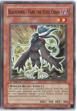 Yugioh - Blackwing - Fane the Steel Chain ANPR-EN006 1st Edition - Ancient Proph - Image 1