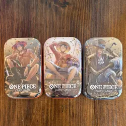 One Piece Tin Pack Set Vol.2 - Art Set of 3 Factory Sealed Tins - Image 1
