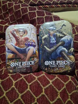 2 One Piece SEALED Mini Tins~Vol. 2– Sabo And Ace - Image 1