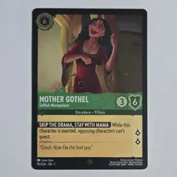 Disney Lorcana Cold Foil Mother Gothel - Selfish Manipulator 90/204 - Image 1
