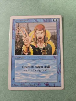 Counterspell - Revised (3rd) Edition - HP - Vintage Blue - MTG - Image 1