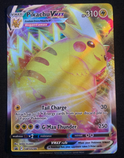 27 Pikachu VMAX SWSH286 Crown Zenith Full Art Ultra Rare Promo Pokemon Card (NM) - Image 1