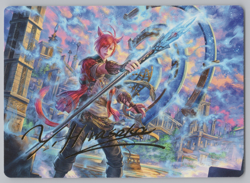 MTG - Final Fantasy - G'raha Tia, Scion Reborn Art Card #19 (Gold-Stamped) -e464 - Image 1