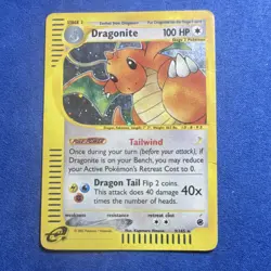 Pokemon Dragonite 9/165 Holo Rare 100 HP Card Nintendo 2002 English - Image 1