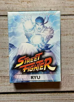 Dragon Shield "Street Fighter Ryu " Card Sleeves, Standard Size, 100ct. Jasco - Image 1