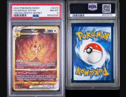 Arceus VSTAR GG70/GG70 Crown Zenith GOLD Pokemon Card SWSH TCG PSA 8 - RegradeU! - Image 2