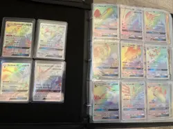 Ultra rare Pokemon Binder Collection 20+ Pages Of Rare Cards 4 Pages Of Rev Holo - Image 3