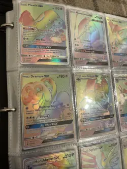 Ultra rare Pokemon Binder Collection 20+ Pages Of Rare Cards 4 Pages Of Rev Holo - Image 4