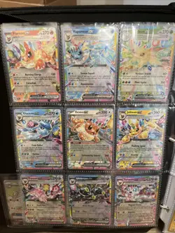 Ultra rare Pokemon Binder Collection 20+ Pages Of Rare Cards 4 Pages Of Rev Holo - Image 5