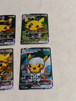 6Pikachu Pokemon Card Holo GX VSTAR VMAX GX EX Cosplay Art -Read Description - Image 2