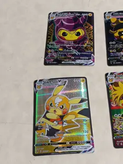 6Pikachu Pokemon Card Holo GX VSTAR VMAX GX EX Cosplay Art -Read Description - Image 4
