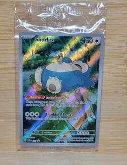 Snorlax 051 Sv: Scarlet & Violet Promo Cards Holo Sealed - Image 1