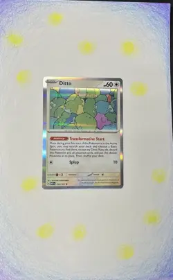 Pokemon Ditto 132/165 Scarlet & Violet 151 Rare Holo 60 HP English Card - Image 4