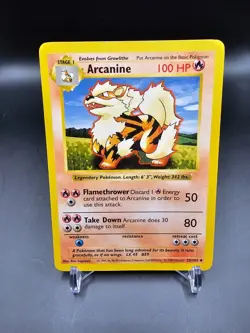 LP - Arcanine - 23/102 - Shadowless - Base Set - Pokemon Card - Image 1