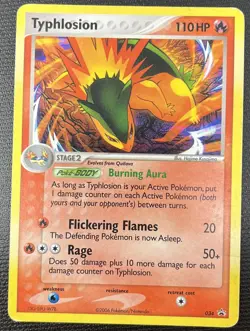 TYPHLOSION 034 RARE HOLO 2006 BLACK STAR PROMO POKEMON CARD LP - Image 1