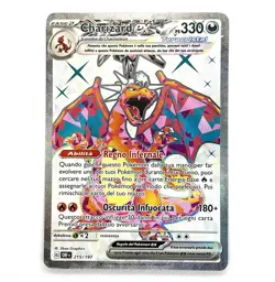 Pokemon Card Charizard EX Teracristal– 215/197 – Ossidiana Infuocata NM ITA - Image 1