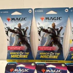 Magic The Gathering Brothers' War Set Booster Packs + March, Unfinity Lot Of 10 - Image 2