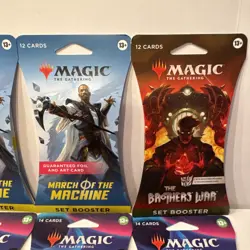 Magic The Gathering Brothers' War Set Booster Packs + March, Unfinity Lot Of 10 - Image 3