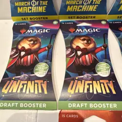 Magic The Gathering Brothers' War Set Booster Packs + March, Unfinity Lot Of 10 - Image 4