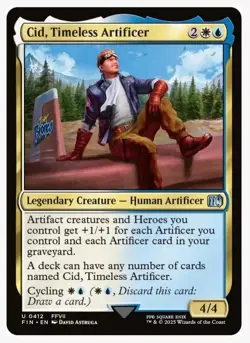 1x MTG Cid, Timeless Artificer (0412) #412 Final Fantasy! NM Mint! - Image 1