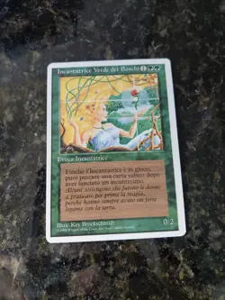 Magic MTG Italian Verduran Enchantress Artist Proof Unsigned -50 Exist! 4th ed - Image 1