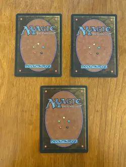 Brass Man x3 NM+ NEVER PLAYED MTG 4th Fourth Ed. Magic 3x VINTAGE FAST SHIPPING - Image 2