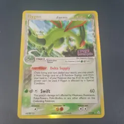 2006 Pokemon STAMPED EX Holon Phantoms Holo FLYGON 7/110 Delta Species - Image 1