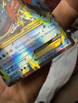 ￼ Pokemon Mega Swampert EX XY87 Promo Holo Mega EX Near Mint RAW - Image 2