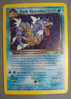 2000 Pokemon Dark Gyarados 8/82 Team Rocket Holo Rare Unlimited MP - Image 1