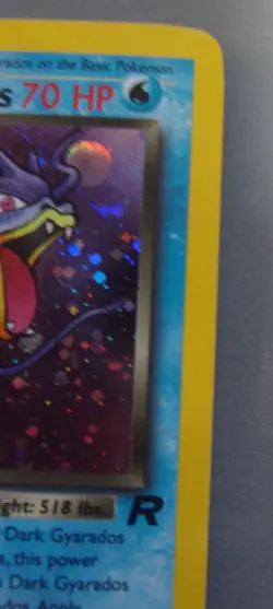 2000 Pokemon Dark Gyarados 8/82 Team Rocket Holo Rare Unlimited MP - Image 4