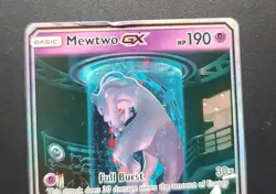 Pokemon TCG Mewtwo GX Shining Legends 78/73 Secret Rare MP Rare - Image 3
